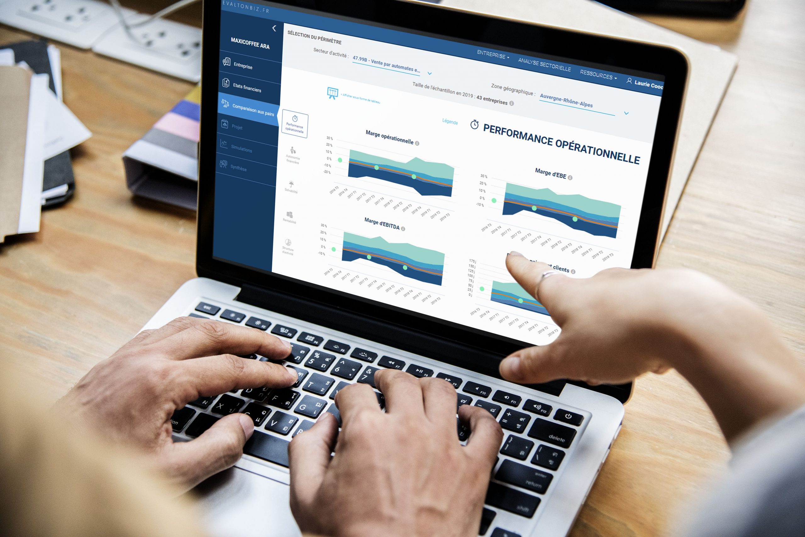 Ratios financier sur Evaltonbiz